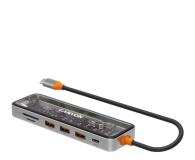 CANYON DS-13 7w1 4k USB-C Transparenty Space Grey CNS-TDS13 - 1261503 - zdjęcie 3